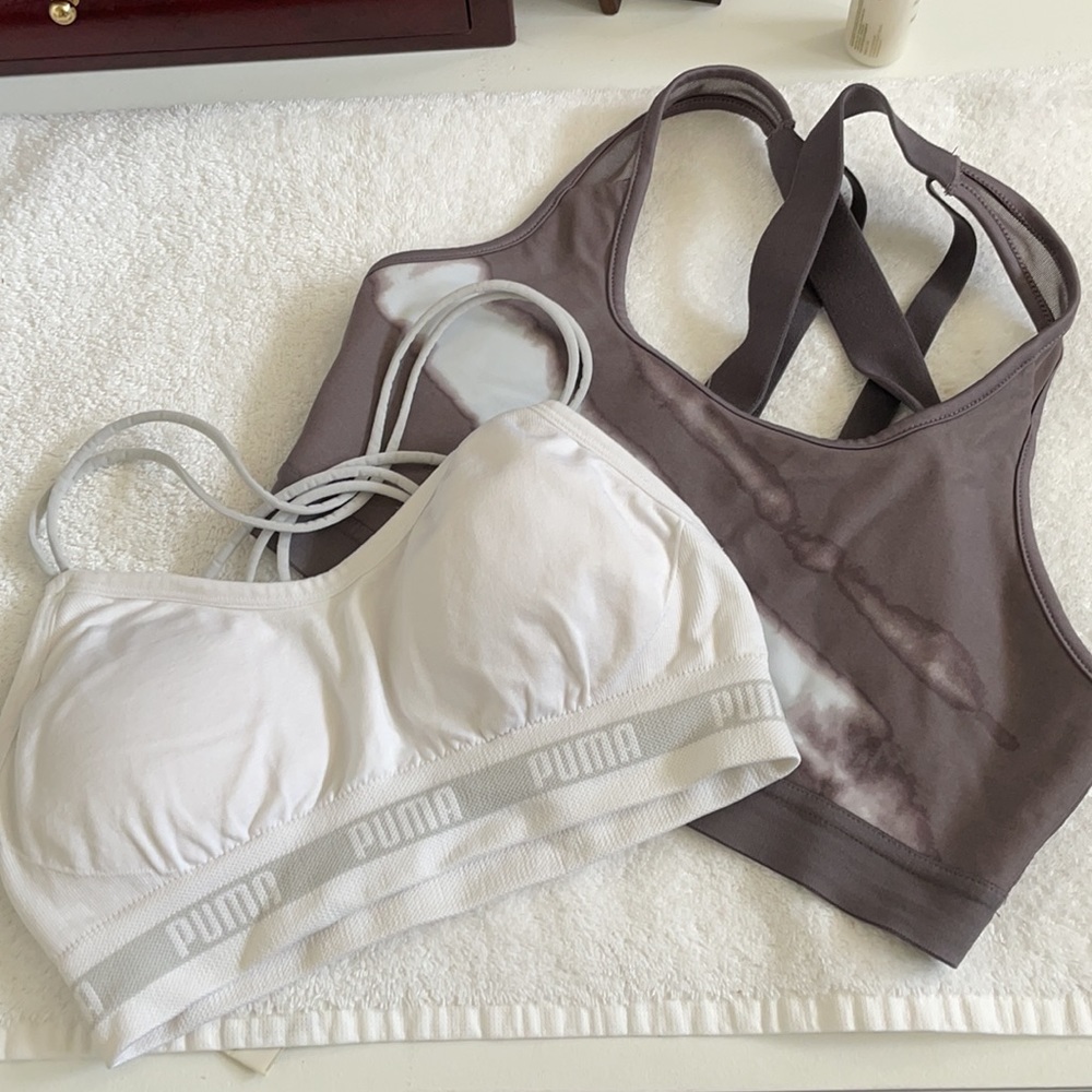 Sports bra bundle: Puma, H&M